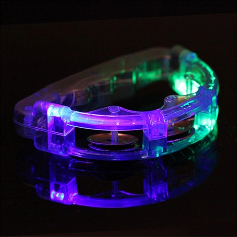 LED Light up Flashing Tambourine Hand Ring Bandbell