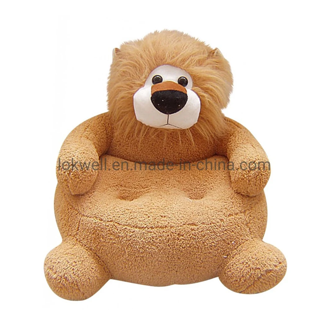 Short Plush Chair Baby Toys Stuffed Lion Toys