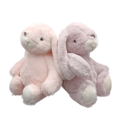 Regalo personalizzato in peluche ripiene di peluche coniglietta bianca a sublimazione per il giorno di Pasqua