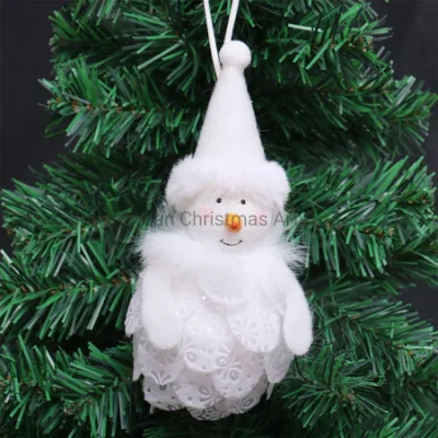 Forma di pupazzo di neve in schiuma natalizia per accessori decorativi per feste di nozze, ornamenti per ganci, regali artigianali