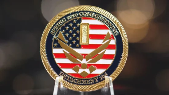Cina all'ingrosso personalizzato in lega di zinco 3D logo metallo mestiere regalo promozionale souvenir commemorativo esercito militare argento oro Cile USA UK monete sfida