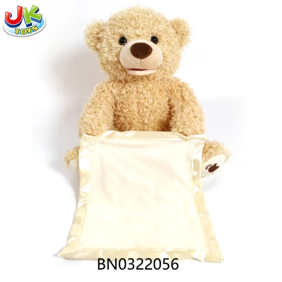 Giocattolo di peluche interattivo caldo, intelligente e persuasivo, giocattolo elettrico per bambini, orso Peekaboo