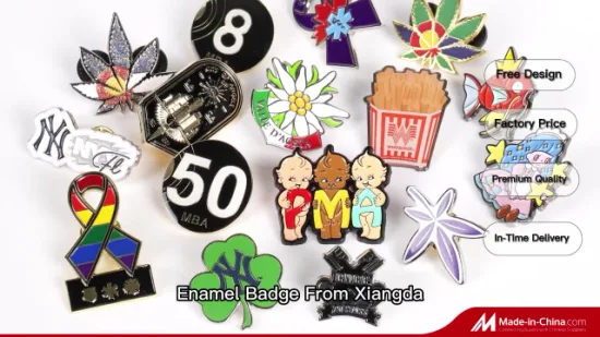 Promozione all'ingrosso Logo emblema personalizzato Moda 3D Anime Cartoon School Morbido smalto duro Bottone in metallo Distintivo per regalo promozionale