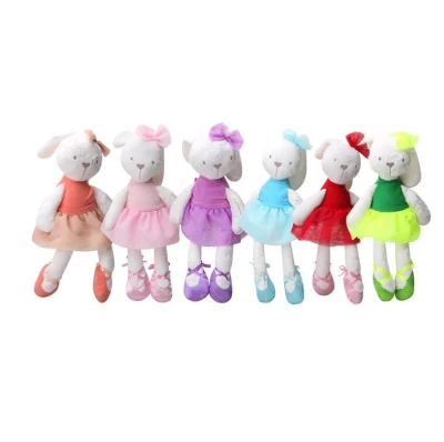 Adorabili giocattoli di peluche di coniglio, morbidi regali per il festival di compleanno dei bambini, per dormire, comfort, bambola